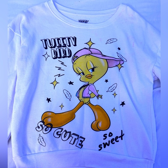 Swaggy Tweety Bird “So cute, So sweet” Pullover - Picture 5 of 6